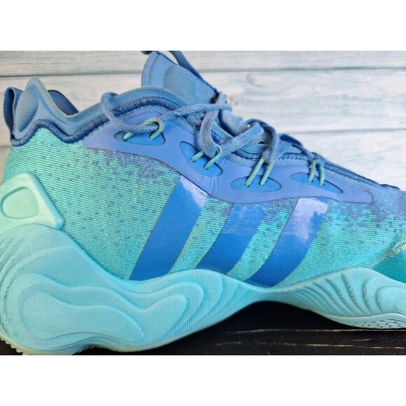 Adidas Trae Young 3 Lucid Cyan Blue Men\'s Basketball Shoes size 14